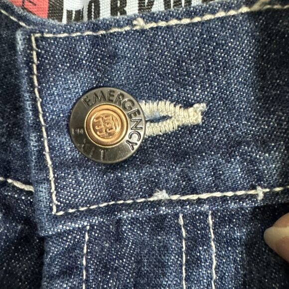 NWT Emergency Exit Carpenter Pocket Jeans‎ Denim Workwear 32 W 28L - Picture 2 of 9